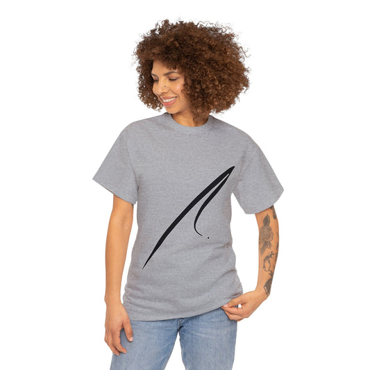 AFXIZI Center Logo Unisex Heavy Cotton Tee