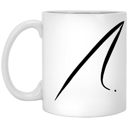 15oz White logo Mug